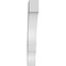 Ekena Millwork 3 1/2-in. W x 14-in. D x 26-in. H Balboa Architectural Grade PVC Knee Brace BRCP035X14X26BOA - alternate 6